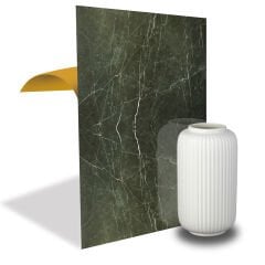 Tink Siyah Yeşil Mermer Desenli Pvc Panel 41X62 cm