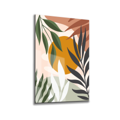 Tink Modern Dekoratif Tablo, Cam Görünümlü, Yapışkanlı, Kolay Montaj, UV Baskılı TT1008