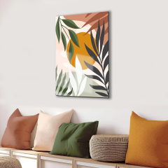 Tink Modern Dekoratif Tablo, Cam Görünümlü, Yapışkanlı, Kolay Montaj, UV Baskılı TT1008