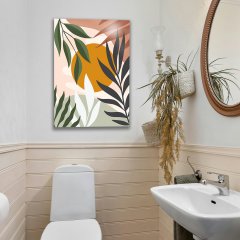 Tink Modern Dekoratif Tablo, Cam Görünümlü, Yapışkanlı, Kolay Montaj, UV Baskılı TT1008