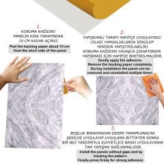 Tink Gri Mermer Desenli Pvc Panel 41X62 cm 1 m² (4 Adet)