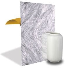 Tink Gri Mermer Desenli Pvc Panel 41X62 cm 1 m² (4 Adet)