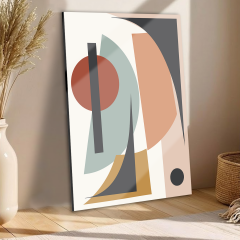 Tink Modern Dekoratif Tablo, Cam Görünümlü, Yapışkanlı, Kolay Montaj, UV Baskılı TT1009