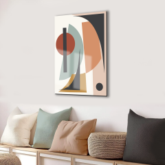 Tink Modern Dekoratif Tablo, Cam Görünümlü, Yapışkanlı, Kolay Montaj, UV Baskılı TT1009