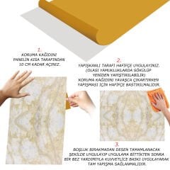 Tink Bej Mermer Desenli Pvc Panel 41X62 cm
