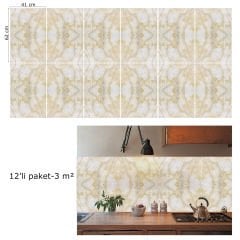 Tink Bej Mermer Desenli Pvc Panel 41X62 cm