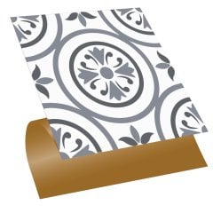 Tink Self Adhesive PVC Floor Wall Tile Geometric 03 30x30 cm