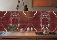 Tink Bordo Mermer Desenli Pvc Panel 41X62 cm