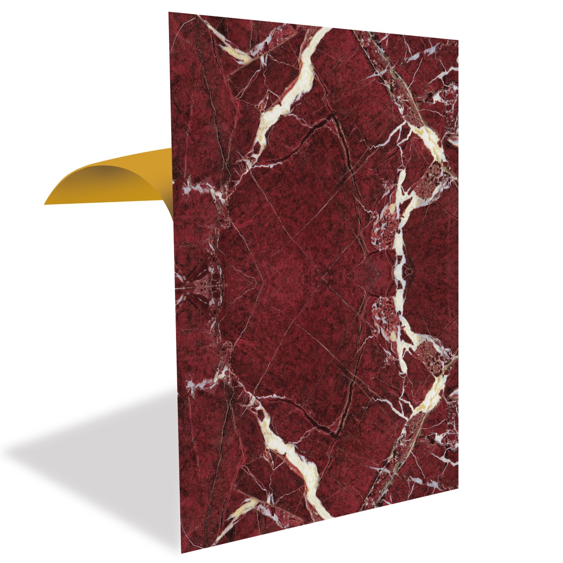 Tink Bordo Mermer Desenli Pvc Panel 41X62 cm 1 m² (4 Adet)