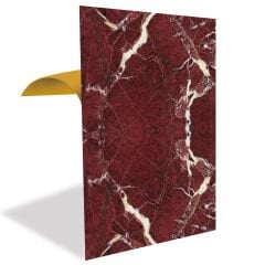 Tink Bordo Mermer Desenli Pvc Panel 41X62 cm