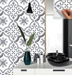 Tink Self Adhesive PVC Floor Wall Tile Geometric 09 30x30 cm