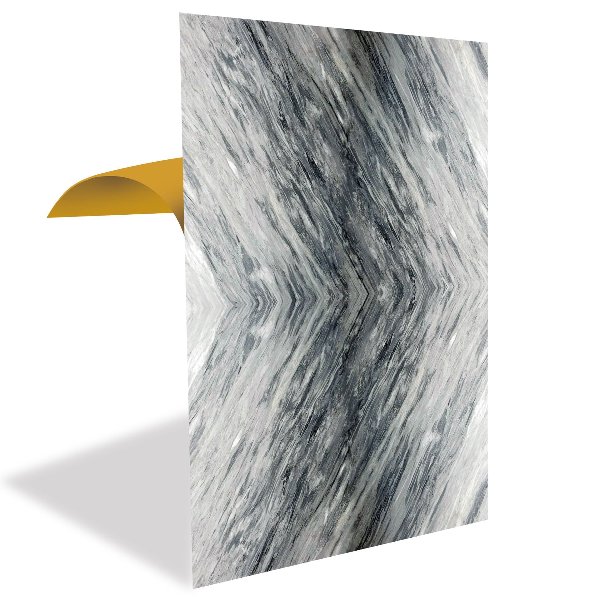 Tink Çizgili Gri Mermer Desenli Pvc Panel 41X62 cm 1 m² (4 Adet)