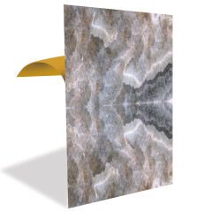 Tink Kahverengi Buzlu Mermer Desenli Pvc Panel 41X62 cm 1 m² (4 Adet)