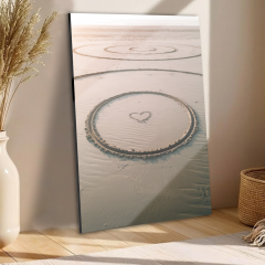 Tink Modern Dekoratif Tablo, Cam Görünümlü, Yapışkanlı, Kolay Montaj, UV Baskılı TT1016