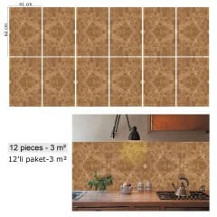 Tink Açık Kahverengi Mermer Görünümlü Pvc Panel 41x62 cm