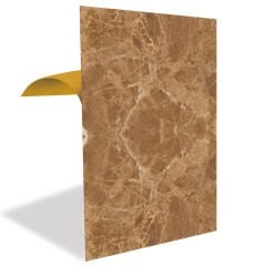 Tink Light Brown Marble Look PVC Panel 41x62 cm