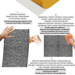 Tink Uzay Mermer Görünümlü Pvc Panel 41x62 cm
