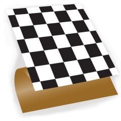 Tink Kendinden Yapışkanlı Dama Desenli 30x30 cm Pvc Seramik Fayans Kaplama