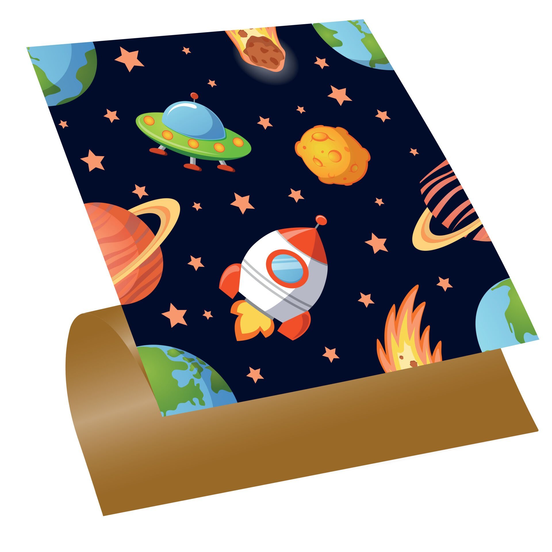 Tink Kendinden Yapışkanlı Çocuk Desenli 30x30 cm Pvc Seramik Fayans Kaplama