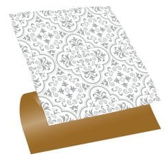 Tink Kendinden Yapışkanlı Gri Motifli Desenli 30x30 cm Pvc Seramik Fayans Kaplama