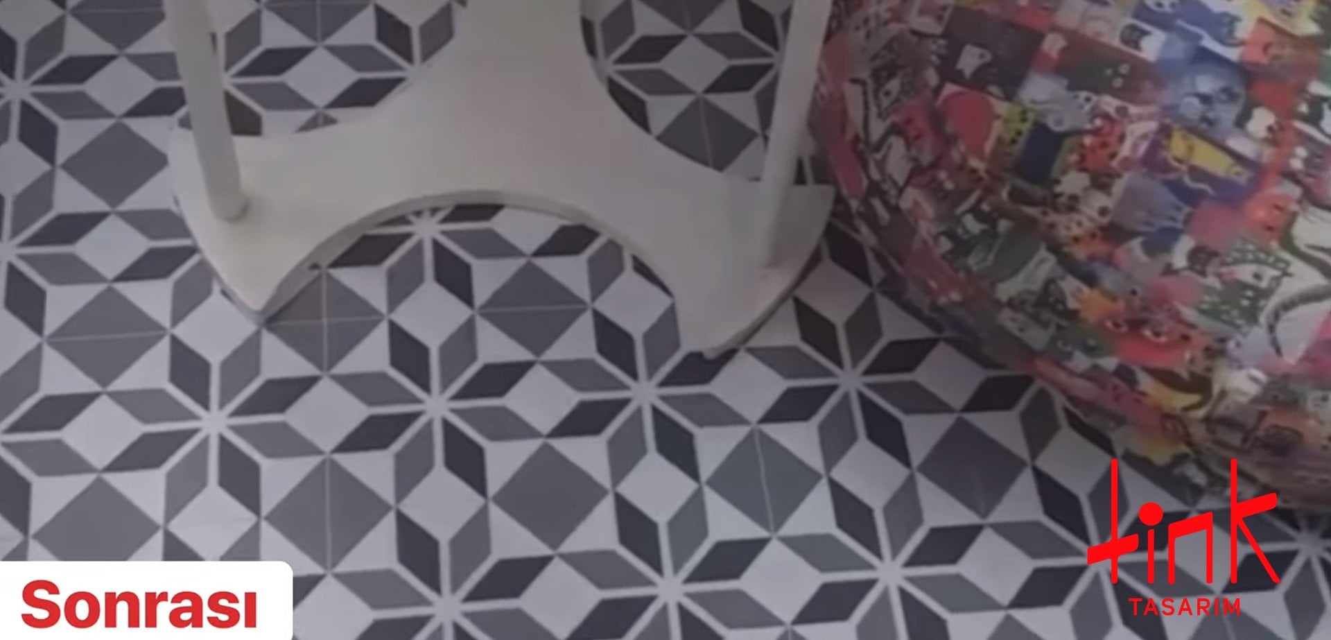 Tink Tasarım PVC Karo Uygulaması